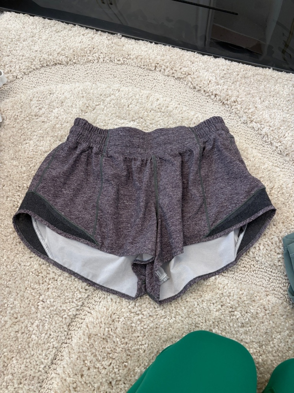 lululemon athletica Heathered Plum Running Shorts